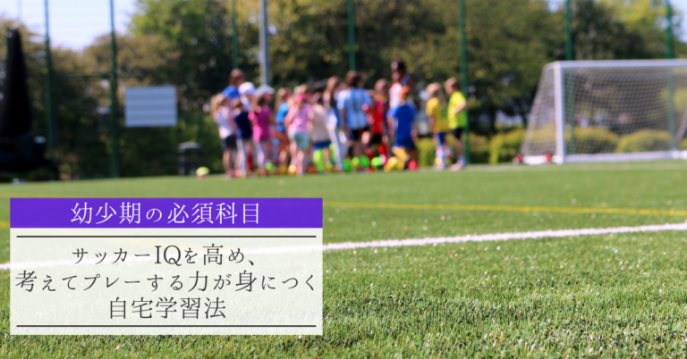 幼少期の必須科目 サッカーiqを高め 考えてプレーする力が身につく自宅学習法